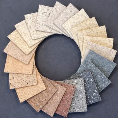 Spray-on granite colours and finishes
